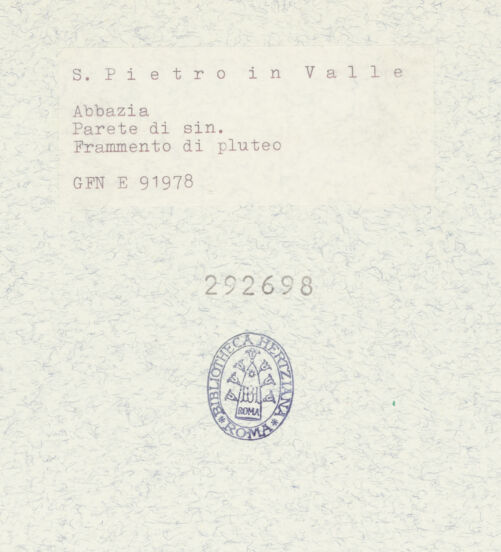 Rückseite von bh292698_recto