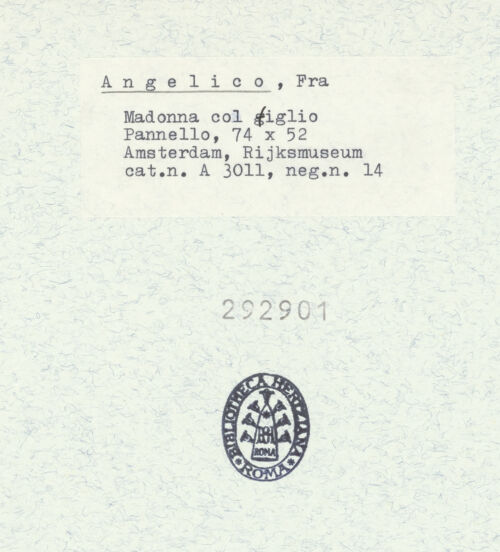 Rückseite von bh292901_recto