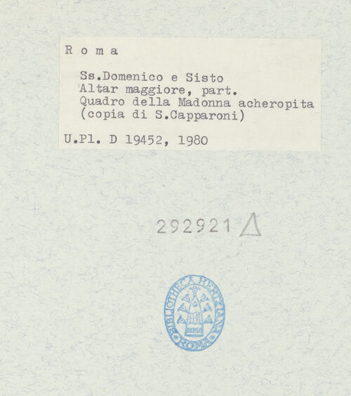 Rückseite von bh292921_recto