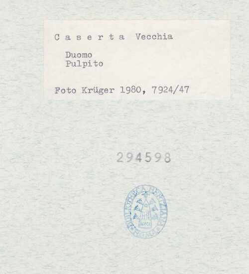 Rückseite von Krüger, Jürgen [https://www.deutsche-digitale-bibliothek.de/content/lizenzen/rv-ez/] Kanzel - Westseite, Detail, bh294598_recto. Foto: Krüger, Jürgen.