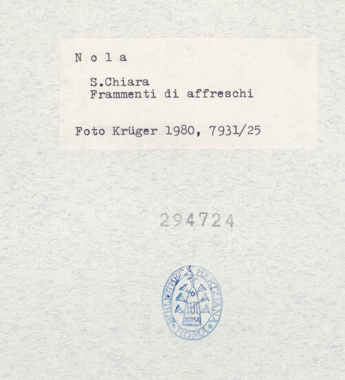 Rückseite von Krüger, Jürgen [https://www.deutsche-digitale-bibliothek.de/content/lizenzen/rv-fz/] Fragment eines Heiligen - Gesamtansicht, bh294724_recto. Foto: Krüger, Jürgen.