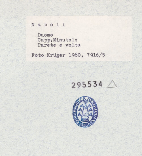 Rückseite von Krüger, Jürgen [https://www.deutsche-digitale-bibliothek.de/content/lizenzen/rv-fz/] Szenen aus dem Leben der Heiligen und Kreuzigung Christi - Erstes und zweites Joch, linke Seite, bh295534_recto. Foto: Krüger, Jürgen.