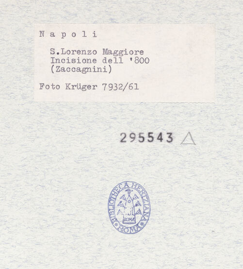 Rückseite von Krüger, Jürgen [https://www.deutsche-digitale-bibliothek.de/content/lizenzen/rv-fz/] San Lorenzo Maggiore - Königliche Gräber, bh295543_recto. Foto: Krüger, Jürgen.