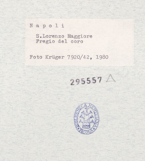 Rückseite von Krüger, Jürgen [https://www.deutsche-digitale-bibliothek.de/content/lizenzen/rv-fz/] San Lorenzo Maggiore - Gesims, Detail, bh295557_recto. Foto: Krüger, Jürgen.