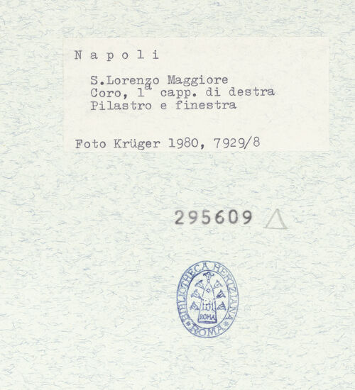 Rückseite von Krüger, Jürgen [https://www.deutsche-digitale-bibliothek.de/content/lizenzen/rv-fz/] San Lorenzo MaggioreErste Südkapelle - Kapitell, bh295609_recto. Foto: Krüger, Jürgen.