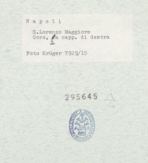 Rückseite von Krüger, Jürgen [https://www.deutsche-digitale-bibliothek.de/content/lizenzen/rv-fz/] San Lorenzo MaggioreZweite Südkapelle - Kapitell, bh295645_recto. Foto: Krüger, Jürgen.