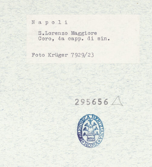 Rückseite von Krüger, Jürgen [https://www.deutsche-digitale-bibliothek.de/content/lizenzen/rv-fz/] San Lorenzo MaggioreVierte Nordkapelle - Kapitell, bh295656_recto. Foto: Krüger, Jürgen.