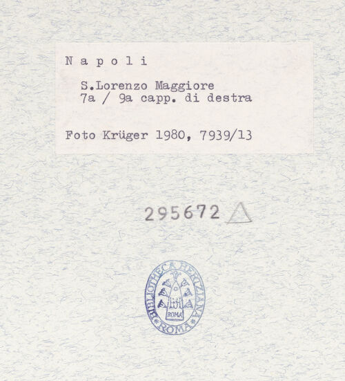 Rückseite von Krüger, Jürgen [https://www.deutsche-digitale-bibliothek.de/content/lizenzen/rv-fz/] San Lorenzo MaggioreSüdarkade - 7. - 9. Bogen, bh295672_recto. Foto: Krüger, Jürgen.