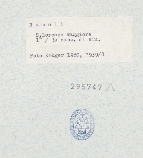 Rückseite von Krüger, Jürgen [https://www.deutsche-digitale-bibliothek.de/content/lizenzen/rv-fz/] San Lorenzo MaggioreNordarkade - 1. - 3. Bogen, bh295747_recto. Foto: Krüger, Jürgen.