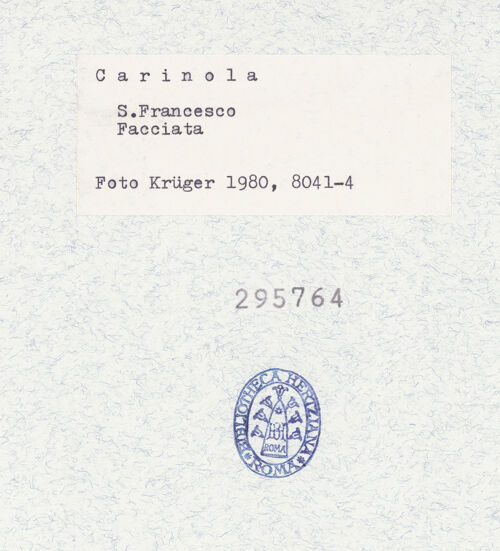 Rückseite von Krüger, Jürgen [https://www.deutsche-digitale-bibliothek.de/content/lizenzen/rv-fz/] San FrancescoWestfassade - Seitenansicht, bh295764_recto. Foto: Krüger, Jürgen.