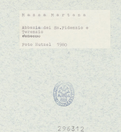 Rückseite von bh296312_recto