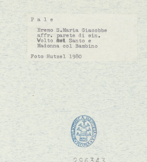 Rückseite von bh296343_recto