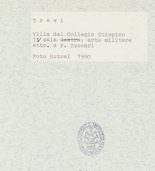 Rückseite von National Gallery of Art, Washington? [https://www.deutsche-digitale-bibliothek.de/content/lizenzen/rv-ez/] Deckendekoration mit allegorischen Figuren und PuttiArma- Allegorie des Krieges - Gesamtansicht, bh296411_recto. Foto: Hutzel, Max.