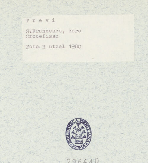 Rückseite von Getty Research Institute [https://www.deutsche-digitale-bibliothek.de/content/lizenzen/rv-ez/] Croce dipinta - Gesamtansicht, bh296440_recto. Foto: Hutzel, Max.