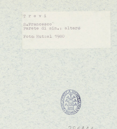 Rückseite von Getty Research Institute [https://www.deutsche-digitale-bibliothek.de/content/lizenzen/rv-ez/] Altar der Stigmatisation des heiligen Franz von Assisi - Gesamtansicht, bh296444_recto. Foto: Hutzel, Max.