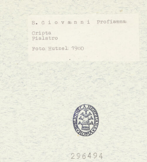 Rückseite von bh296494_recto