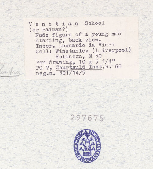 Rückseite von bh297675_recto