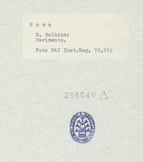 Rückseite von bh298040_recto