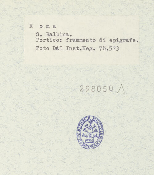 Rückseite von bh298050_recto