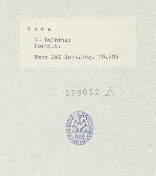 Rückseite von bh298052_recto