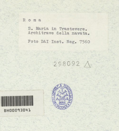 Rückseite von bh298092_recto