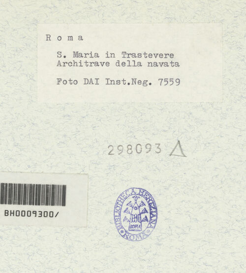 Rückseite von bh298093_recto