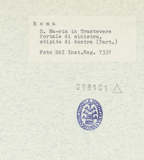 Rückseite von bh298101_recto