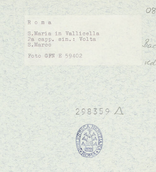 Rückseite von bh298359_recto