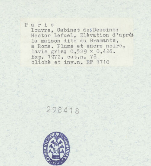 Rückseite von bh298418_recto