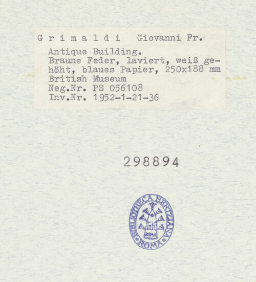 Rückseite von bh298894_recto