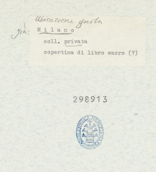 Rückseite von bh298913_recto