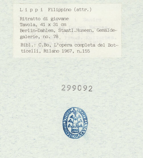 Rückseite von bh299092_recto