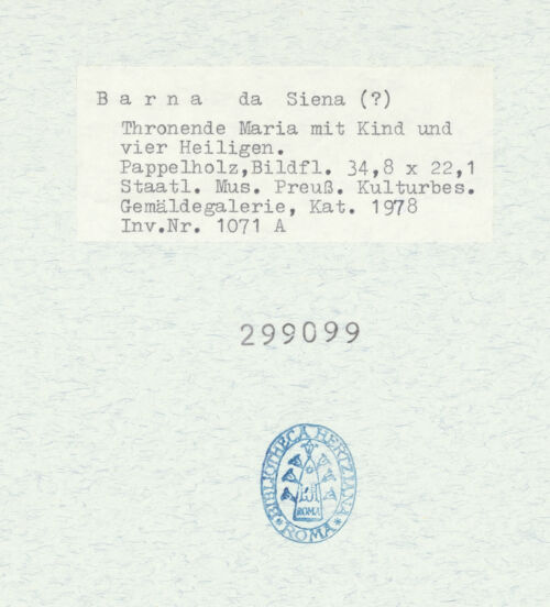 Rückseite von bh299099_recto