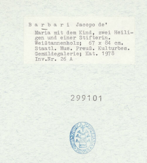 Rückseite von bh299101_recto