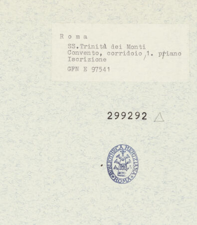 Rückseite von bh299292_recto