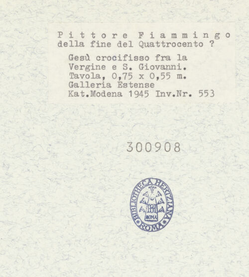 Rückseite von bh300908_recto