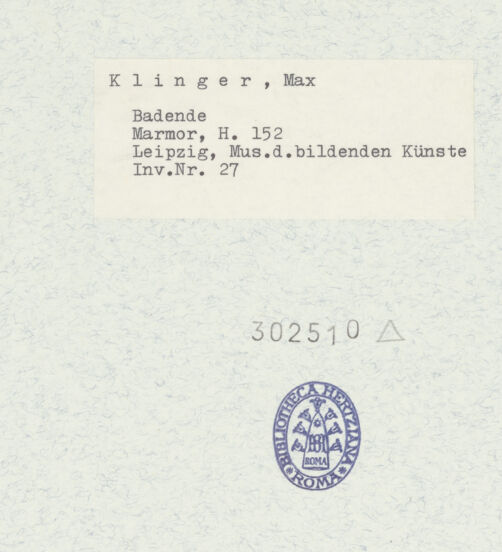 Rückseite von Museum der bildenden Künste [https://www.deutsche-digitale-bibliothek.de/content/lizenzen/rv-ez/] Badende - , bh302510_recto. Foto.
