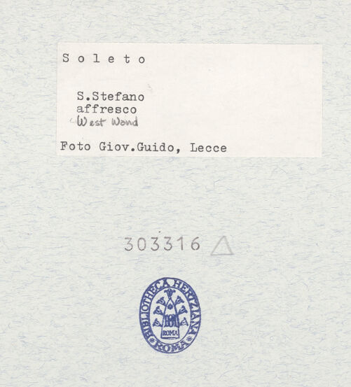 Rückseite von Guido, Giovanni, Lecce [https://www.deutsche-digitale-bibliothek.de/content/lizenzen/rv-ez/] Heiligen - Honophrius, bh303316_recto. Foto: Guido, Giovanni.