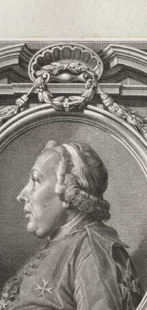 Rückseite von  [http://creativecommons.org/publicdomain/mark/1.0/] Bildnis Giuseppe Santarelli - , bh304378. Foto.