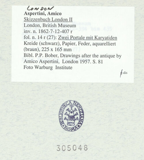 Rückseite von bh305048_recto