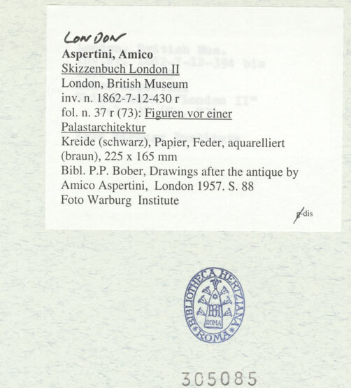 Rückseite von bh305085_recto