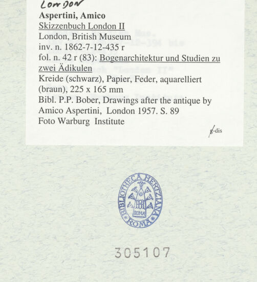 Rückseite von bh305107_recto