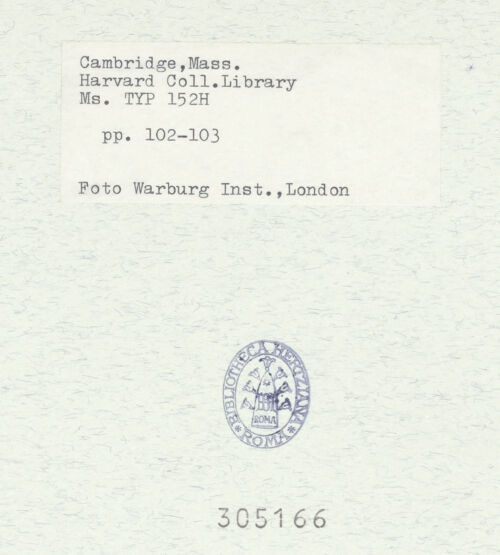 Rückseite von bh305166_recto