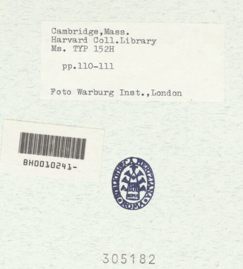 Rückseite von bh305182_recto