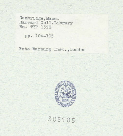 Rückseite von bh305185_recto