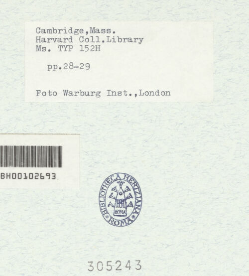 Rückseite von bh305243_recto