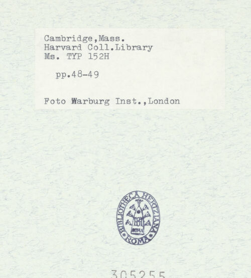 Rückseite von bh305255_recto