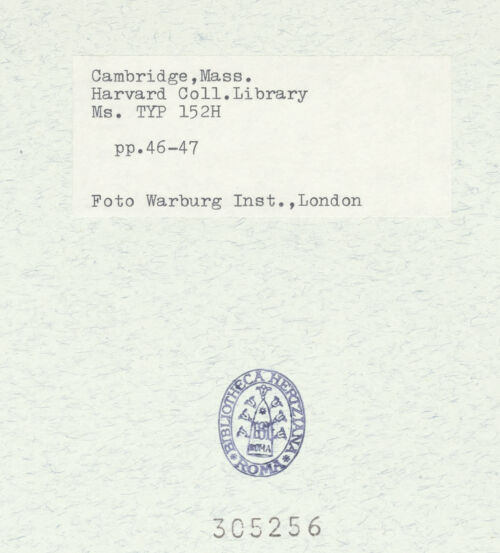 Rückseite von bh305256_recto