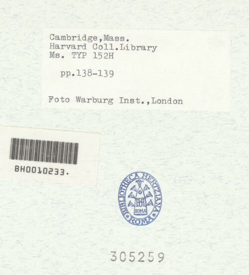 Rückseite von bh305259_recto