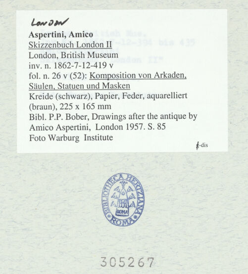 Rückseite von bh305267_recto